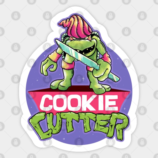 Cookie Cutter Mutant Ninja Sticker by Hojyn